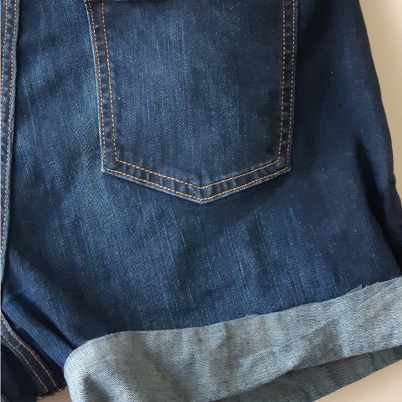 Gap Womens Skinny Roll Up Jean Shorts Sz 18 - Picture 5 of 8